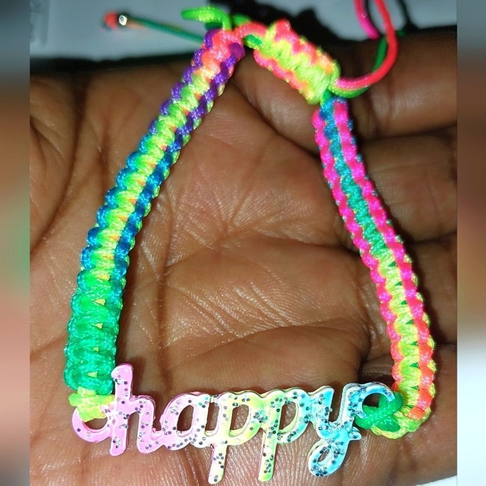 Rainbow Happy Super Cute Girls Bracelet